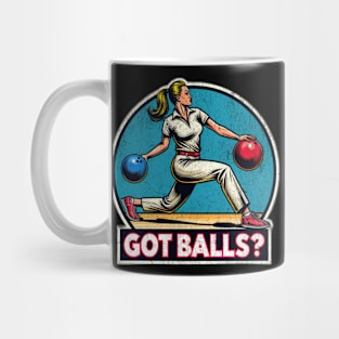 Hot Girls Loves Bowling Mug